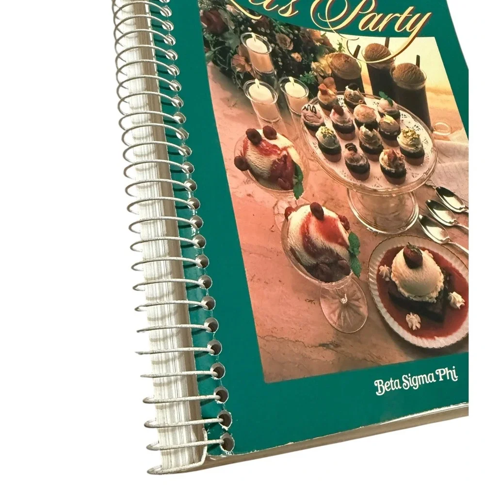 Vintage 1990 1996 Beta Sigma Phi Cookbook Lot Celebrations Let's Party